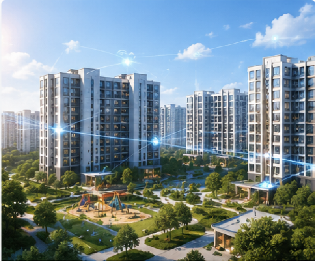 现代住宅小区通信工程基础设施配图